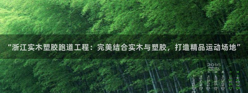 红足1世足球网址大全：“浙江实木塑胶跑道工程：完美结合实木与塑胶，打造精品运动场地”