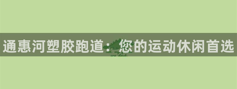 红足1世1站2站管理网：通惠河塑胶跑道：您的运动休闲首选